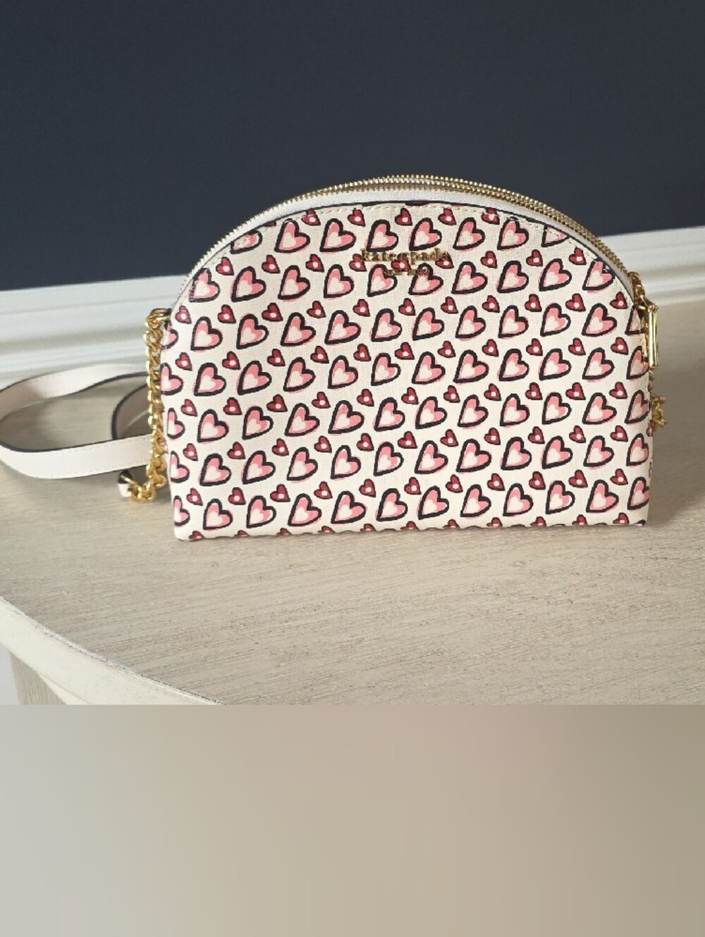 Kate Spade Morgan Fancy Hearts Crossbody Bag